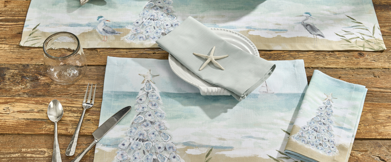 Christmas by the Sea Tabletop Collection
