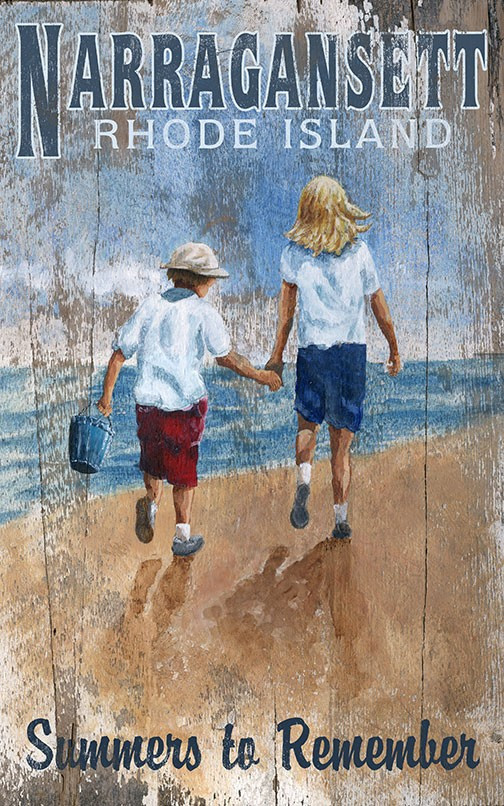 Summer Beachcombers Custom Art Sign | Caron's Beach House