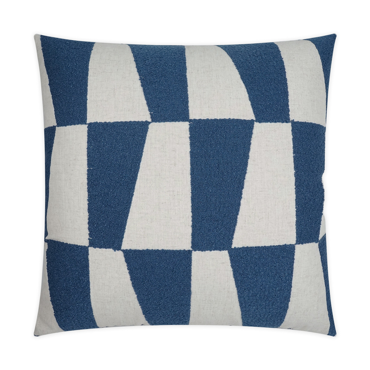 Throw Pillow Cover in BREEZE Navy Blue