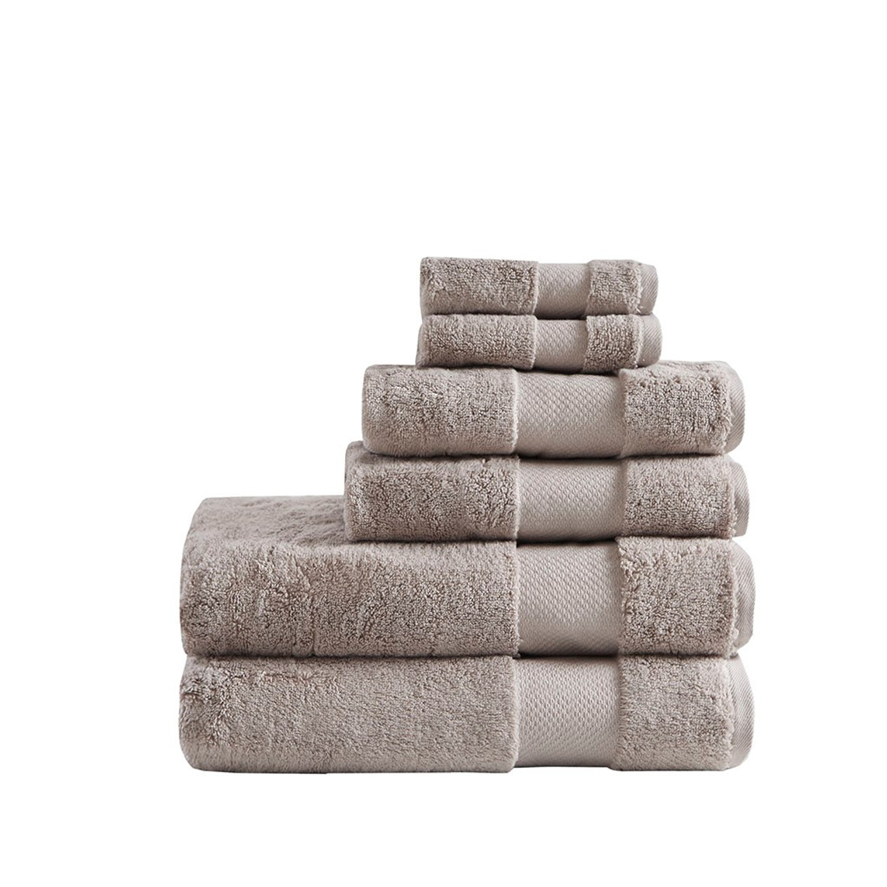  Cotton Paradise 6 Piece Towel Set, 100% Turkish Cotton