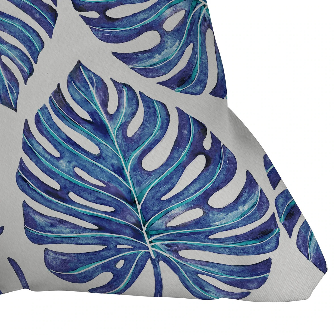 Caron's Beach House Monstera Palms Pillow - Thumbnail 3