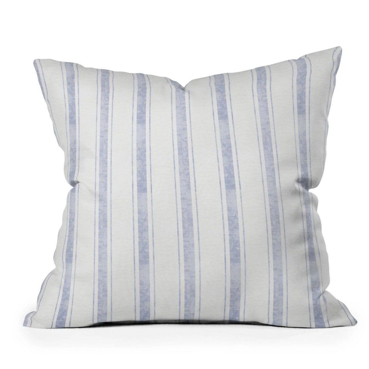 Blue and outlet white striped pillows