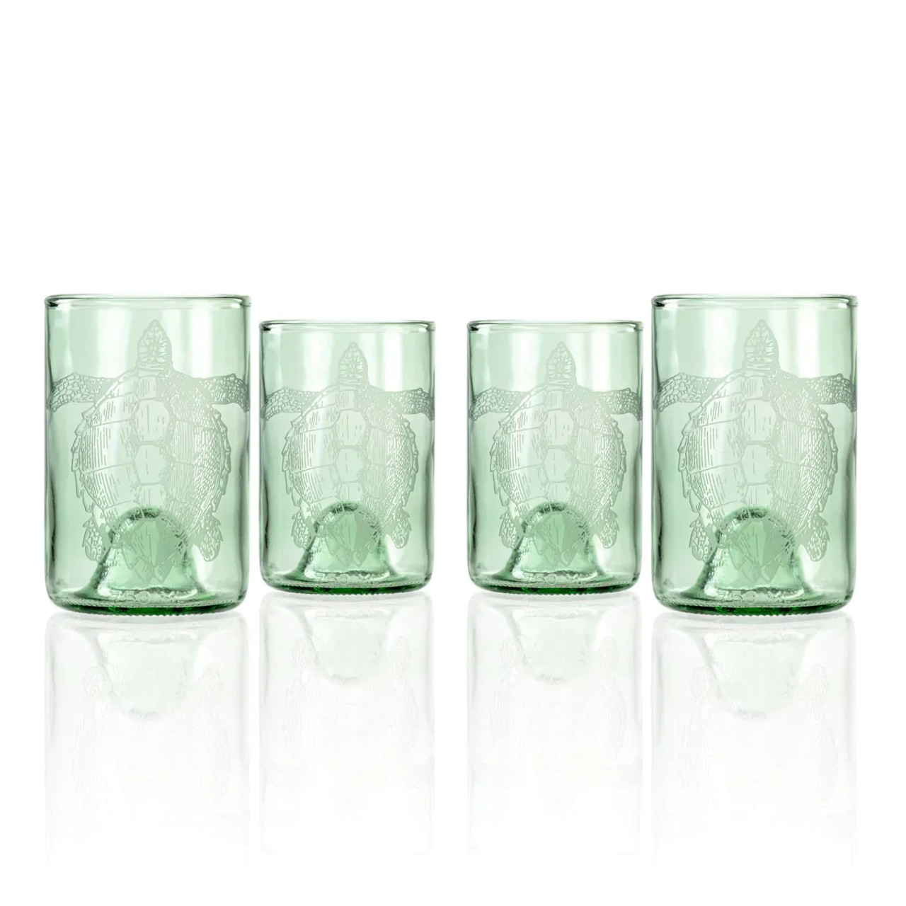 12 oz Wine bottle Glasses, Upcycled Tumblers