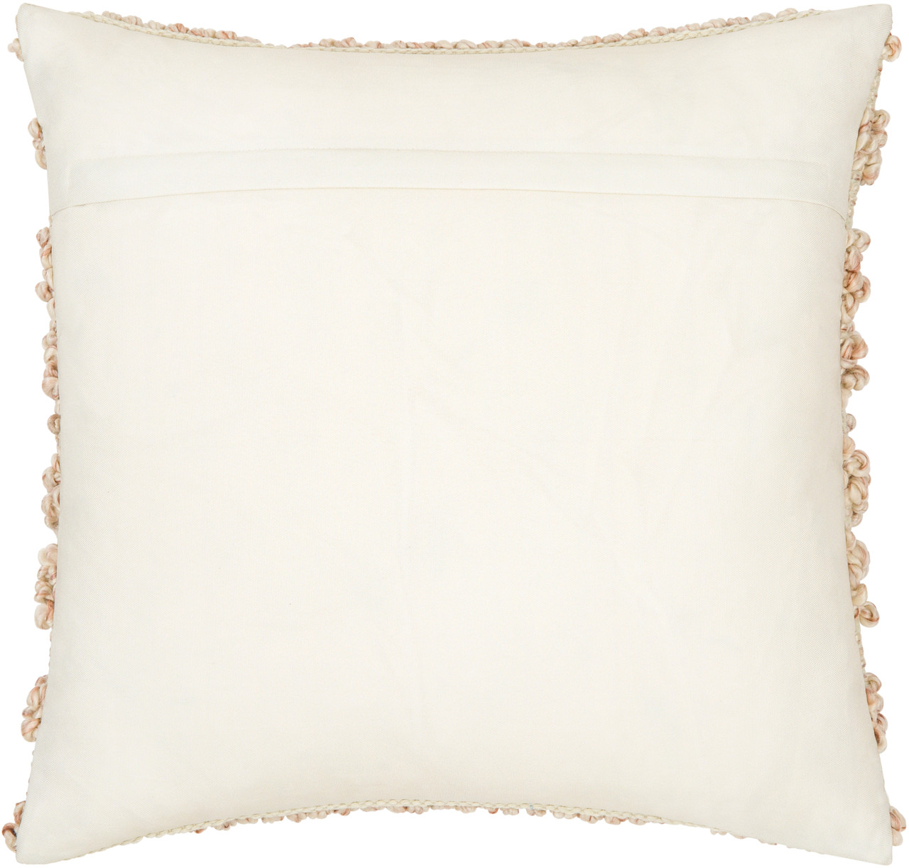 Cape Cod Ivory Tufted Cozy Coastal Pillow