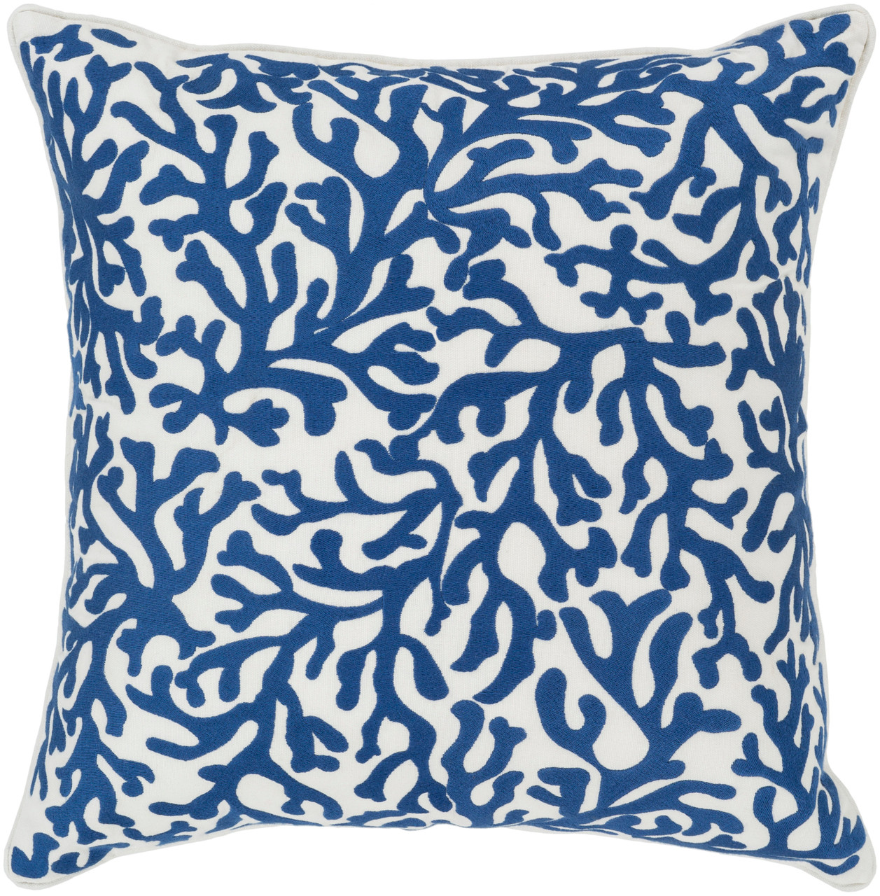 Ocean Theme Square Pillow Case Mediterranean Style Decorative