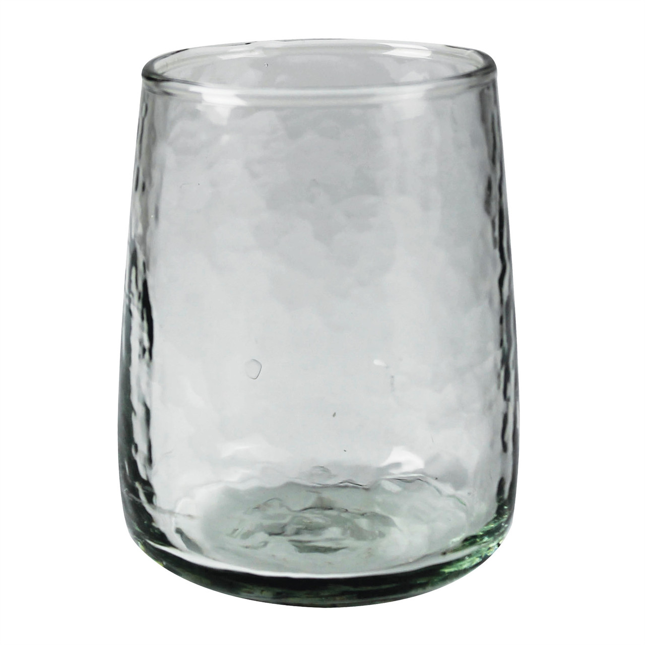 Eco-Friendly Upcycled Bubble Glass Stemless Tumblers - Set of 6