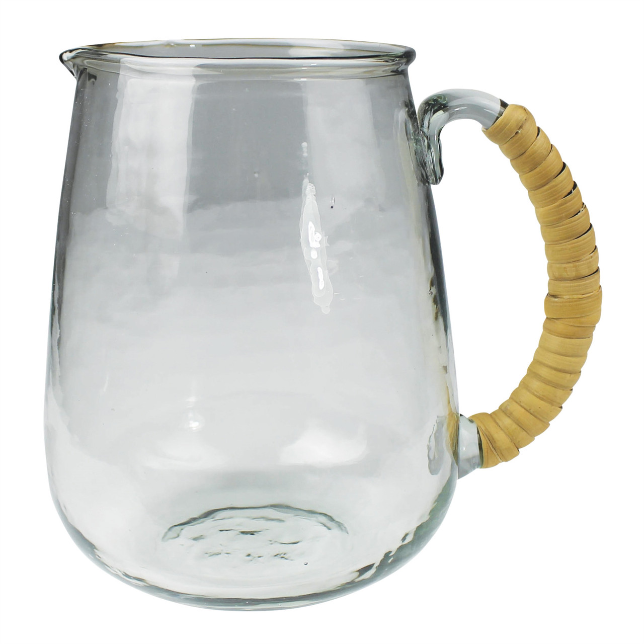 Bubble Handle Glass Mug