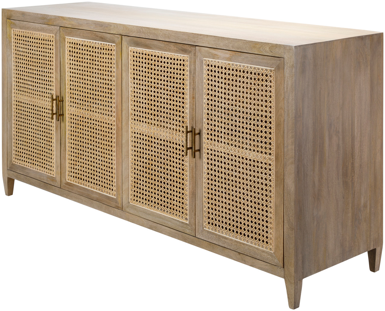 キャビネット・サイドボード Cane Weave Rattan Cabinet Rattan Cane Webbing Width 24