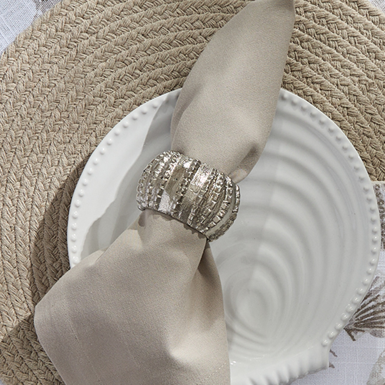 Caron's Beach House Sea Urchin Napkin Rings - Thumbnail 3