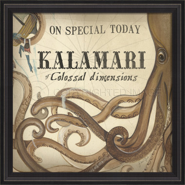 Kalamari of Colossal Dimensions Poster Art | Caron's Beach House