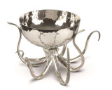 Octopus Pewter Steel Ice Tub Punchbowl Octopus Pewter Steel Ice Tub Punchbowl