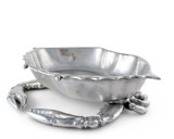 Polished Crab Shaped Salad Bowl view 1 Polished Crab Shaped Salad Bowl view 1