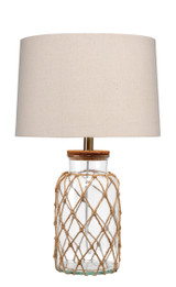 Maritime Rope Net Clear Glass Lamp Maritime Rope Net Clear Glass Lamp