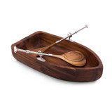 Row Boat and Oars Salad Set Row Boat and Oars Salad Set