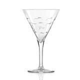 School of Fish Martini Glasses- Set of 4 - single School of Fish Martini Glasses- Set of 4 - single