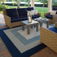 Outdoor Coastal Rugs - How to Choose The Right Size