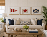 Nautical Chic Starts Here: Signal Flags for Your Home