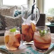 Summer Cocktails - Nectarine and Plum Sangria