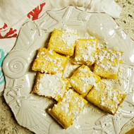 Meyer Lemon Bars - Summer Sunshine on a Winter Day