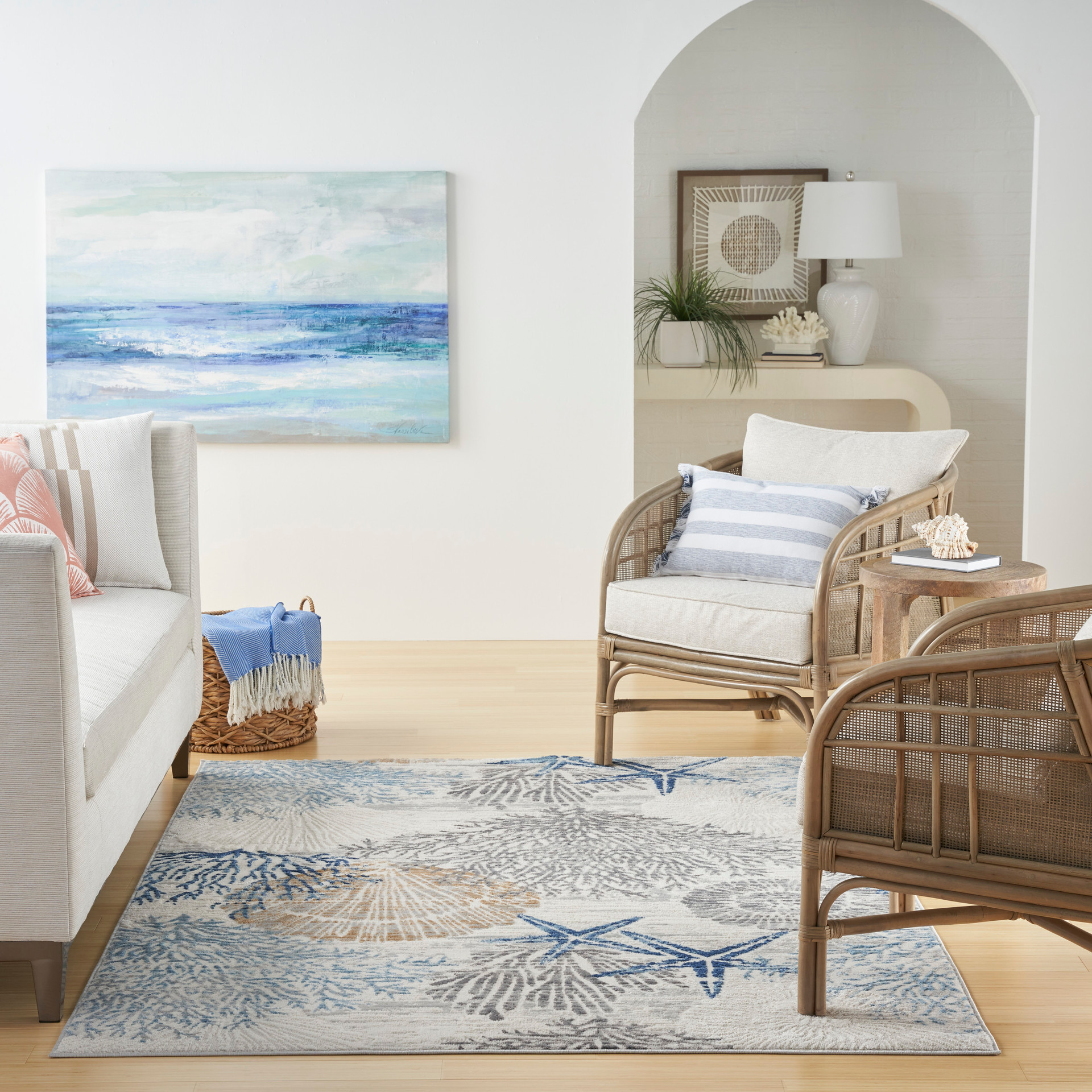 Coastal Indoor-Outdoor Area Rugs | Caron's Beach House
