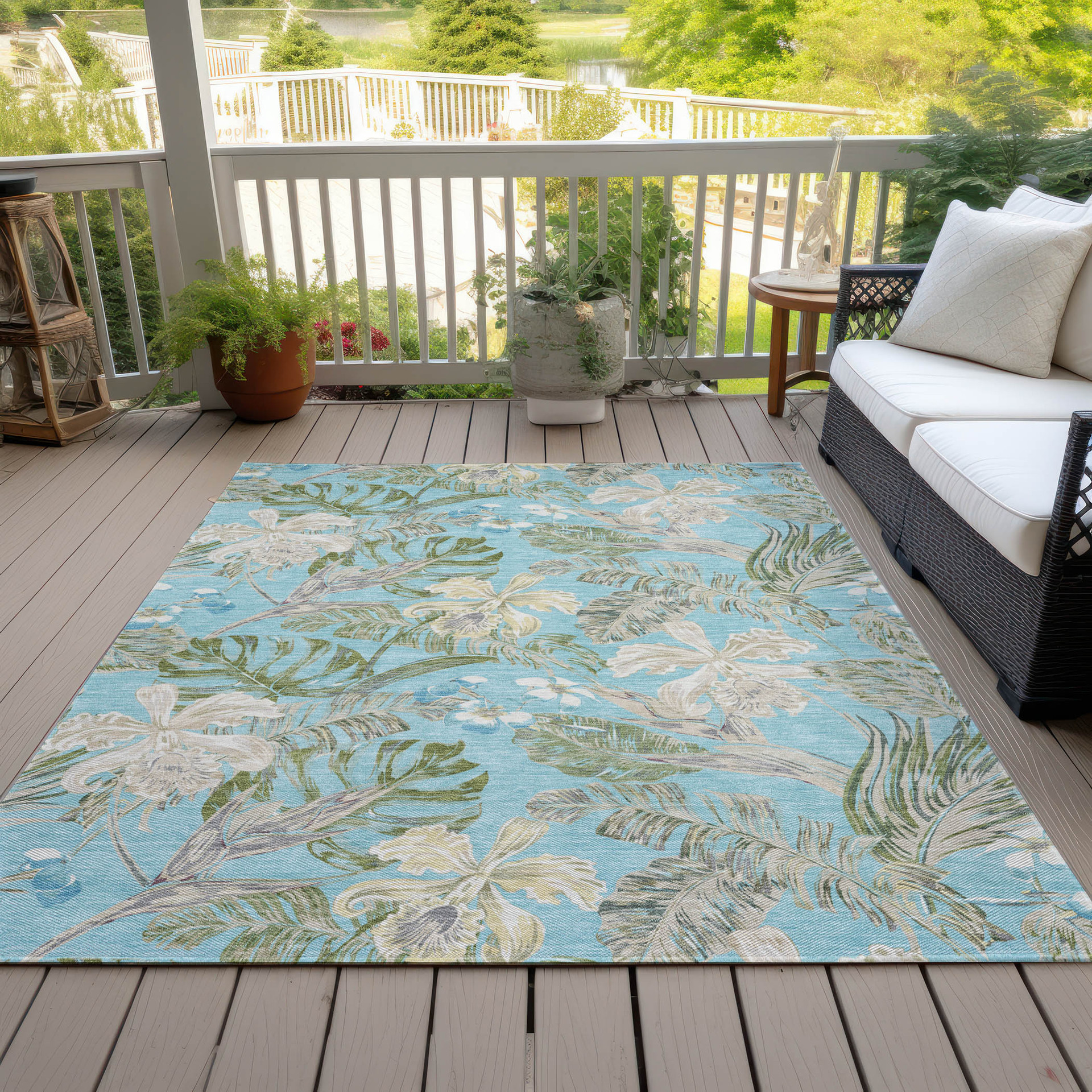 Coastal Indoor-Outdoor Area Rugs | Caron's Beach House
