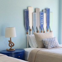 Oar Decor A Cool Headboard Idea! Caron's Beach House