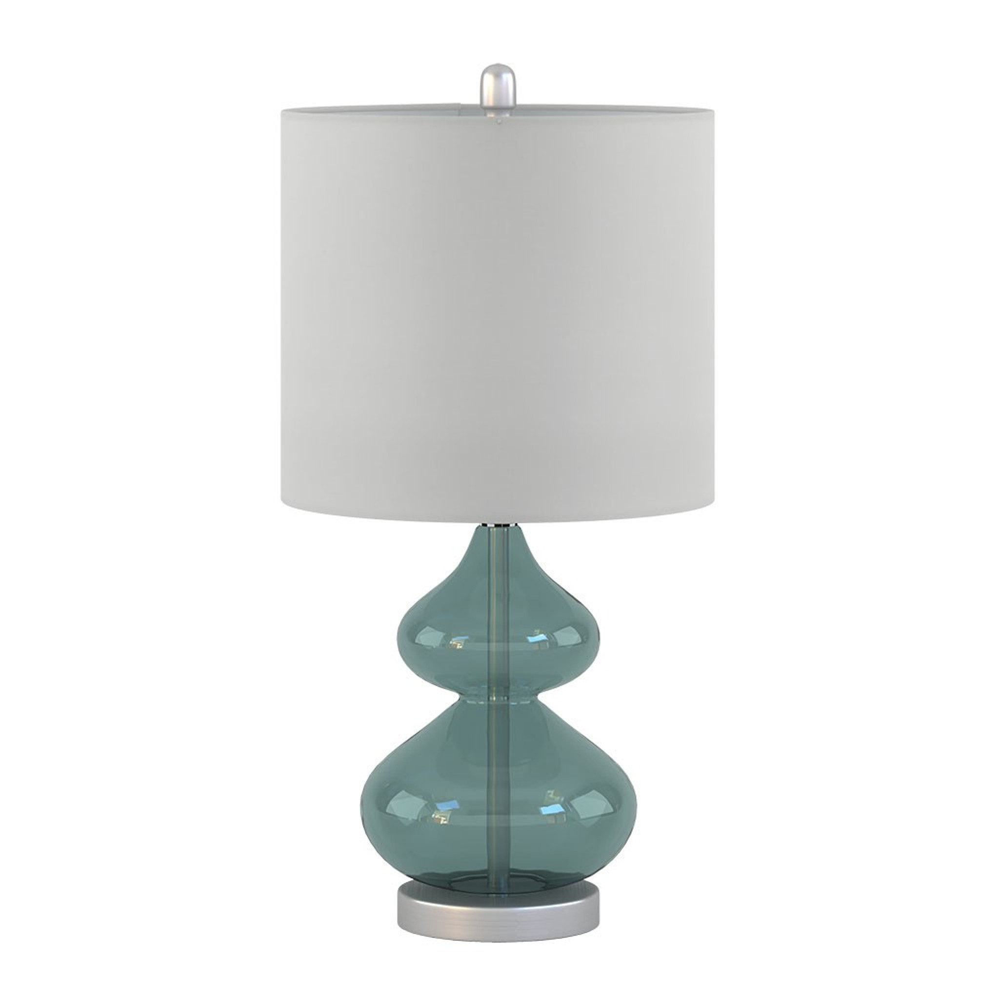 Waterfront Aqua Glass Table Lamps Set Of 2 Caron S Beach House