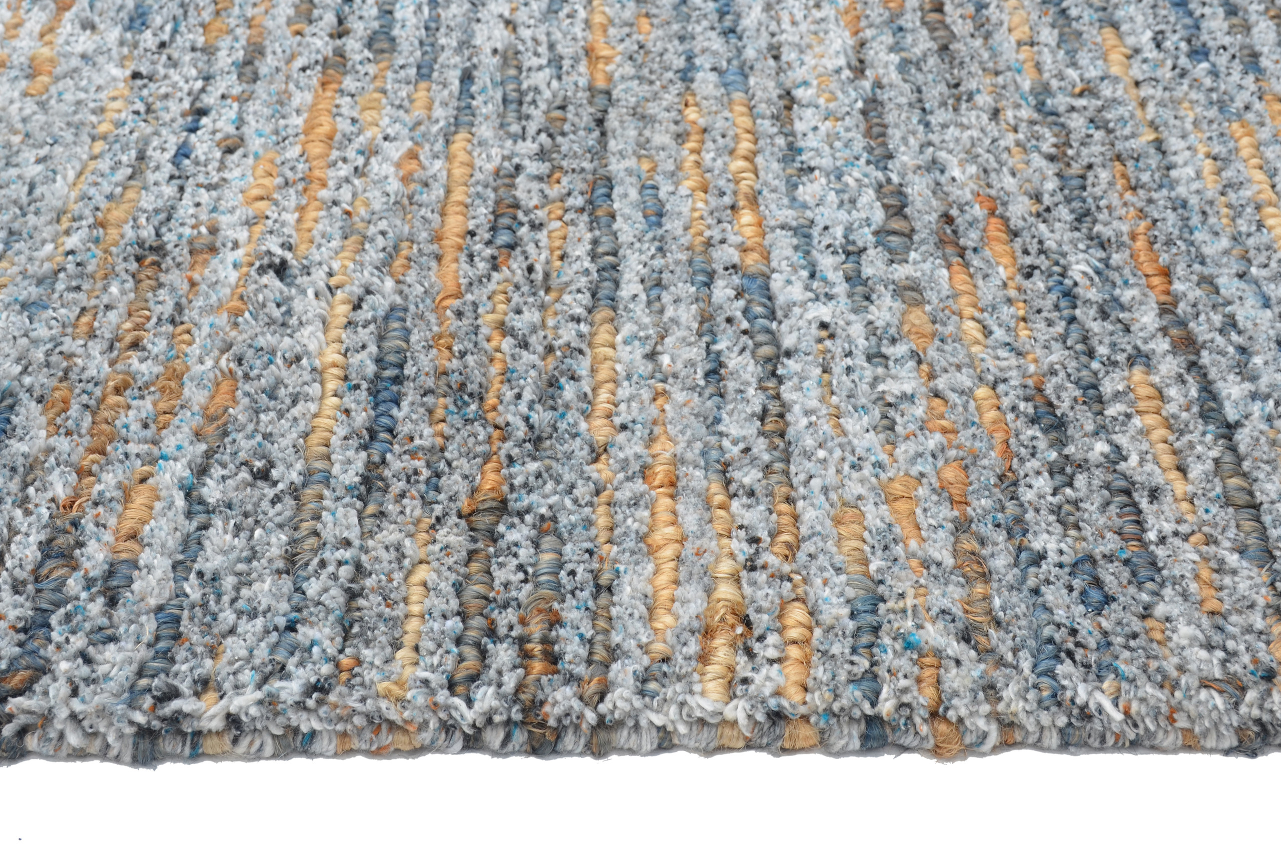 Kauai Horizon Slate Blue and Natural Rug Caron's Beach House