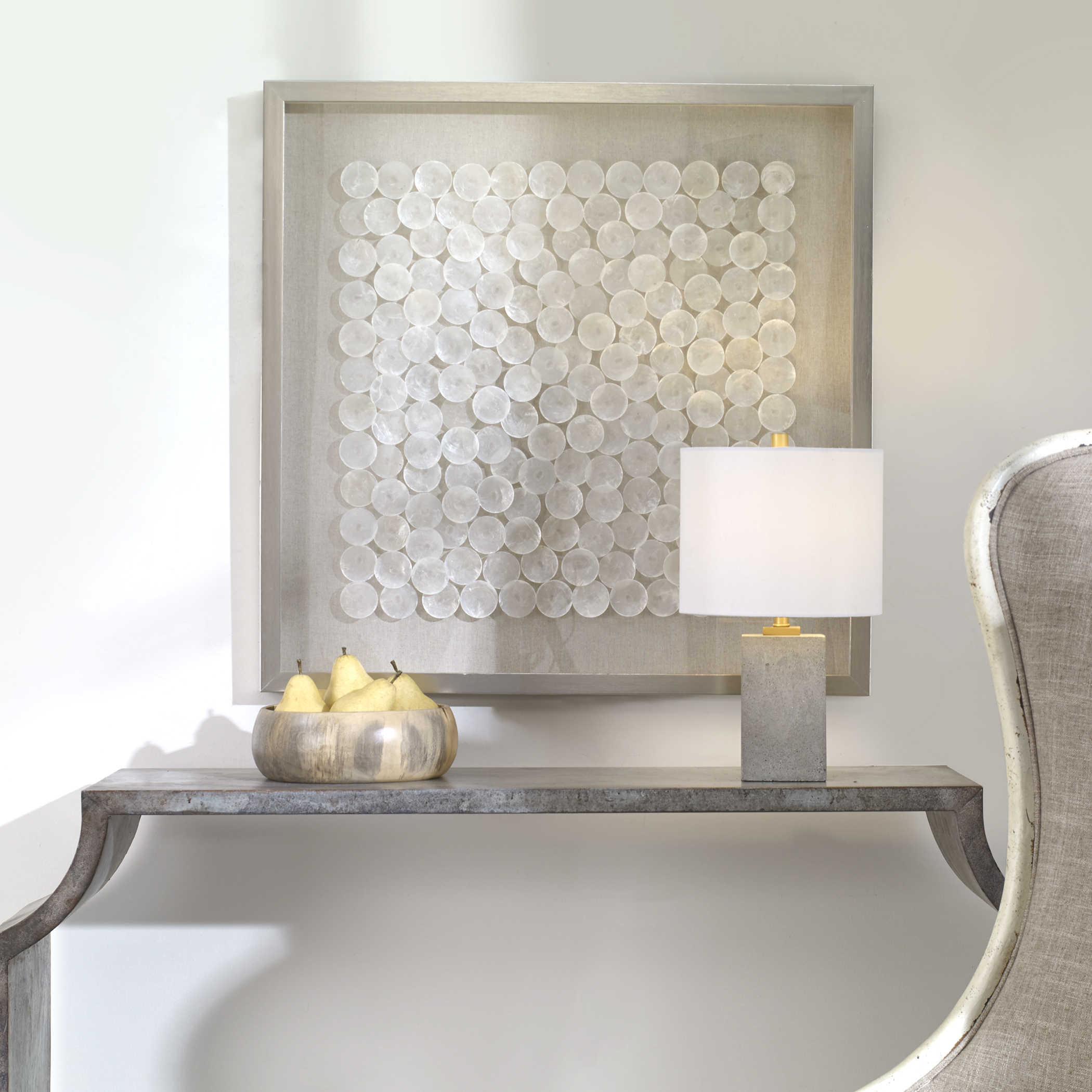 Roxas Oyster Shadow Box Art | Caron's Beach House