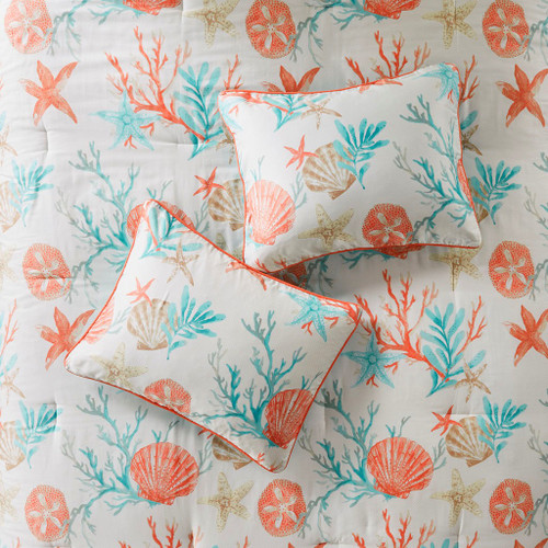 Neptune 7-Piece Queen Size Comforter Set | Caron's Beach House