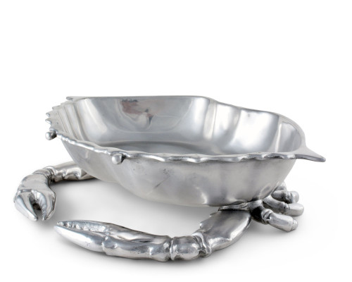 Polished Crab Shaped Salad Bowl view 1