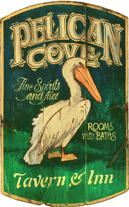 Pelican Cove Custom Art Sign