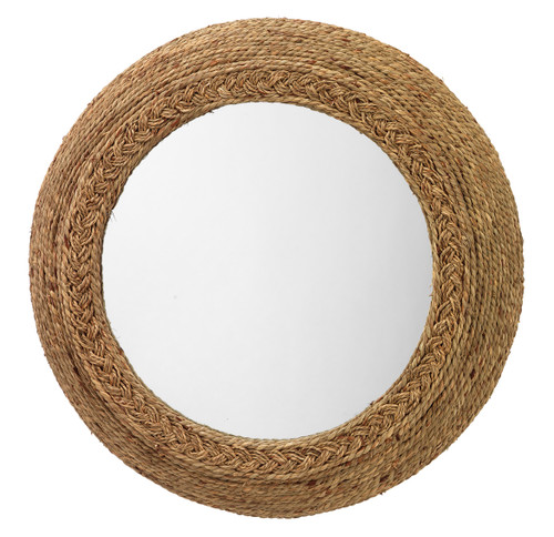 Seagrass Braided Mirror