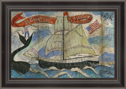 Jack's Whale Watch Kolene Spicher Black Framed Art