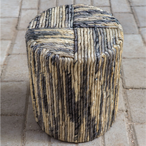 Sunda Woven Accent Stool view 2