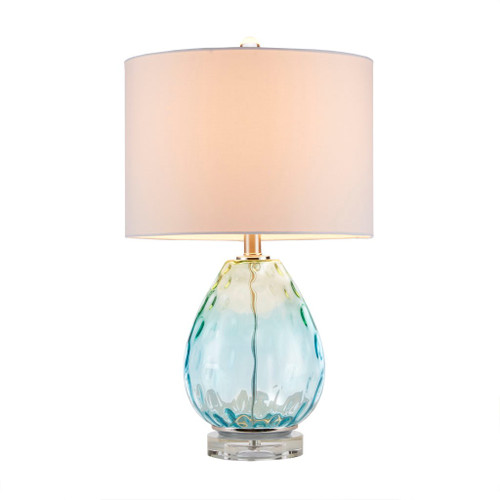Aurora Sea Aqua Glass Lamp