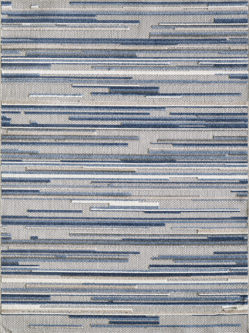 Blue Denni Striped Rug