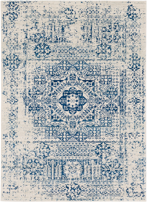 Positano Vintage Blues Rug 5x7