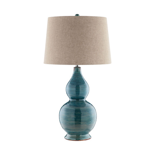 Lara Teal Blue Table Lamp