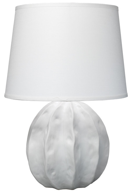 Sea Urchin Table Lamp in Matte White