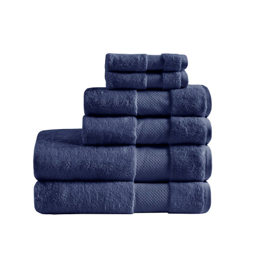 Turkish Cotton Indigo Blue Bath Towel Set