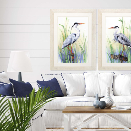 Colorful Heron I Framed Art lifestyle