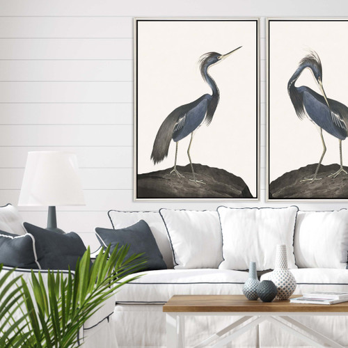 Great Blue Heron I Framed Art lifestyle