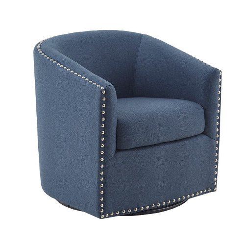 Shilshole Blue Swivel Chair