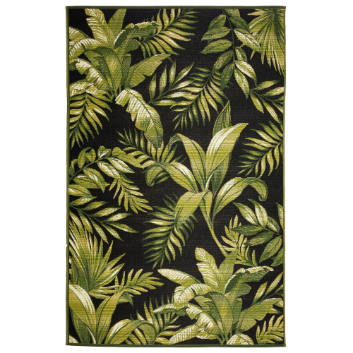 Jungle Green Palms Indoor-Outdoor Area Rug