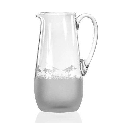 Regatta Etched Glass Handled 48 oz. Pitcher