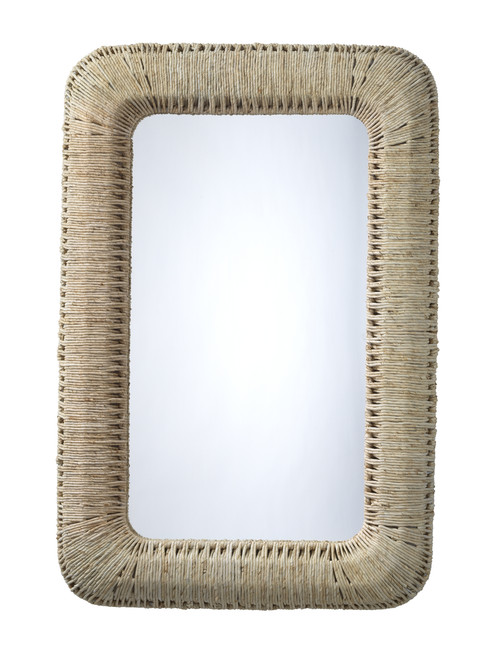 Hollis Natural Wrapped Rectangle Mirror