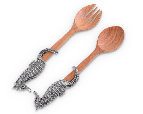 Seahorse Salad Server Set