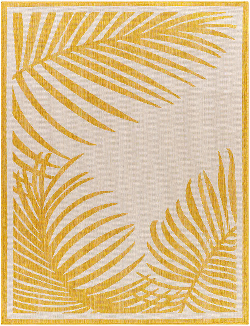 Long Beach Golden Palms Area Rug main image