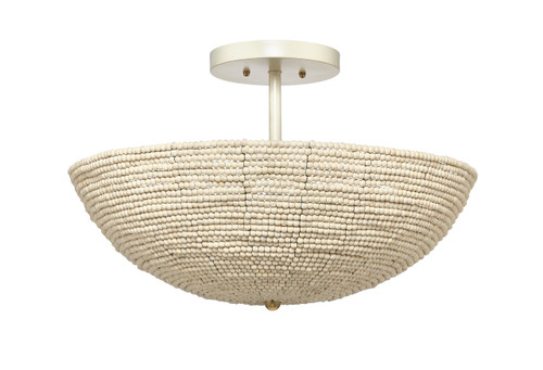 Tsunami Beaded Semi Flush Mount Lighting Fixture